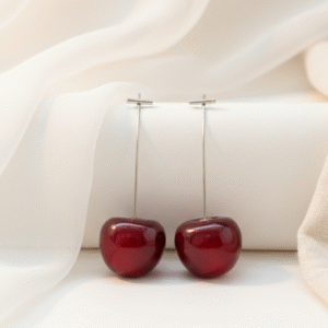 Cherry-Drop-Earrings | Radiant Jewels Store