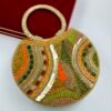 Jute Beaded Party Handbag