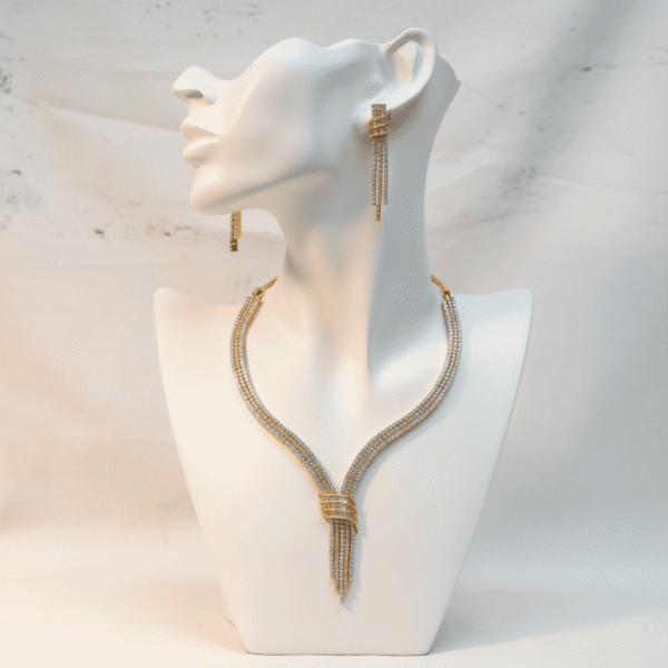 Golden and Silver Necklace Set 1 | Radiant Jewels Store