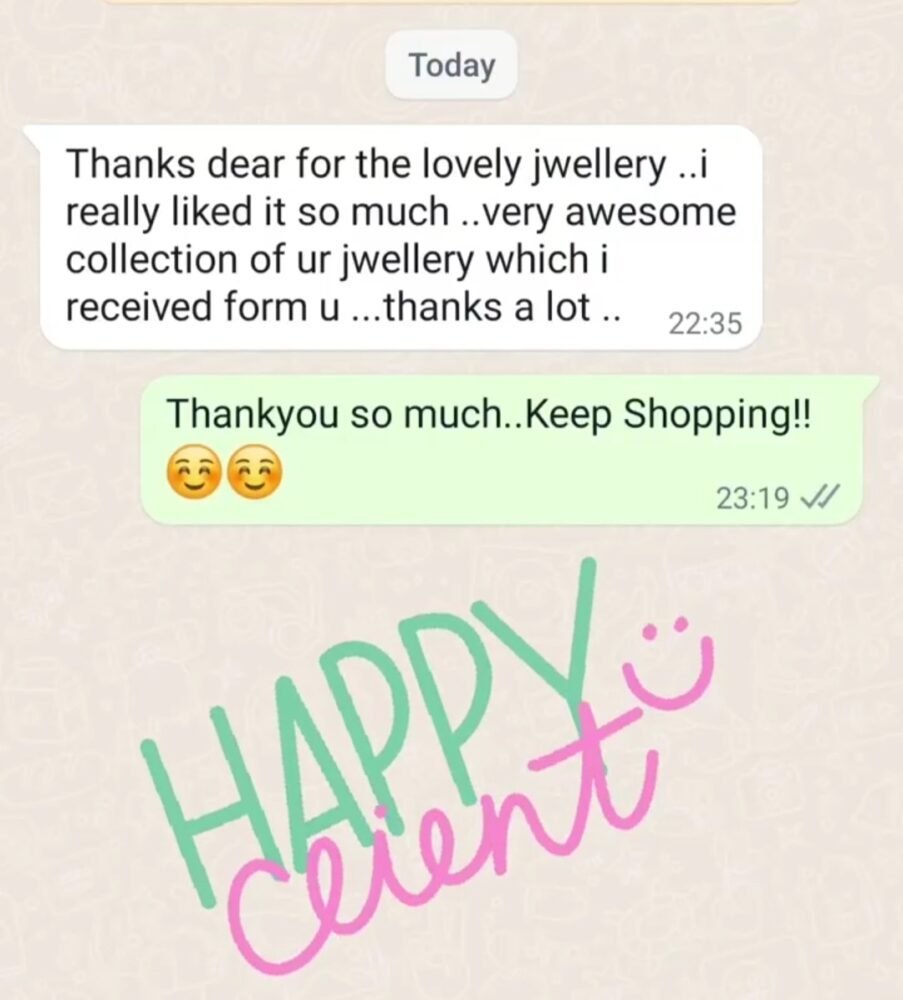 Happy client review for Radiant Jewels jewelry – www.radiantjewels.store