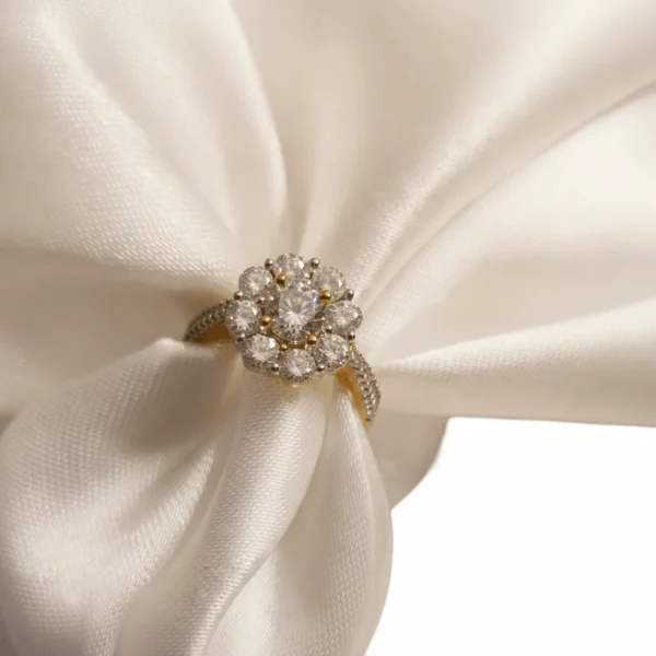 AD Floral Cluster Ring | Radiant Jewels Store
