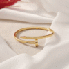 Anti-Tarnish Nail Design Bracelet | Radiant Jewels Store