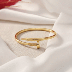 Anti-Tarnish Nail Design Bracelet | Radiant Jewels Store