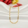 Classic Gold-Tone Figaro Chain | Radiant Jewels Store