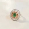 Copper-Toned CZ Ring | Radiant Jewels Store