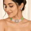 Crystal Choker Necklace Set | Radiant Jewels Store