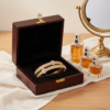 Double Layer Golden Crystal Bangles | Radiant Jewels Store