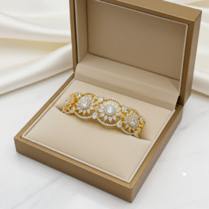 Elegant-Floral-Crystal-Bracelet | Radiant Jewels Store