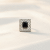 Emerald CZ Square Ring | Radiant Jewels Store