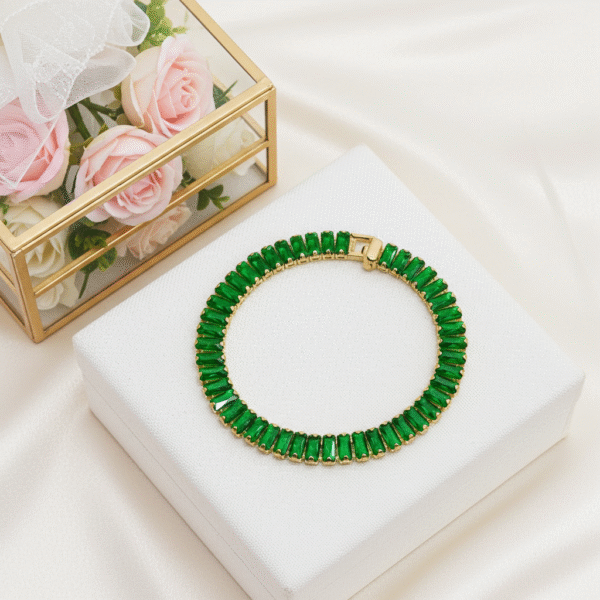 Emerald Tennis Bracelet | Radiant Jewels Store