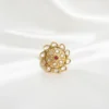 Ethnic Round Kundan Ring | Radiant Jewels Store