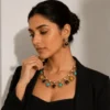 Gold-Tone Kundan Necklace | Radiant Jewels Store