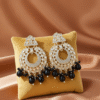 Golden Kundan Earrings | Radiant Jewels Store