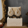 Golden Kundan Earrings RJS | Radiant Jewels Store