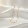 Golden Loop Sleek Chain | Radiant Jewels Store