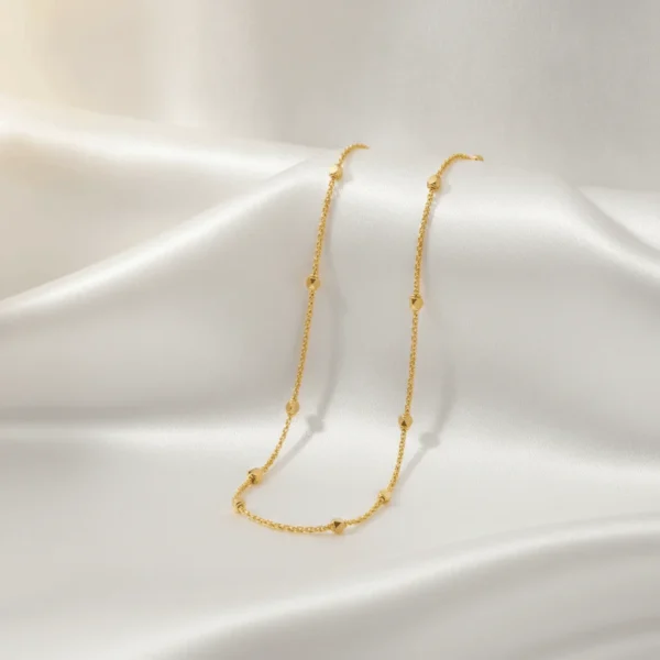 Golden Loop Sleek Chain | Radiant Jewels Store