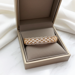 Golden Sparkle Crystal Bracelet | Radiant Jewels Store