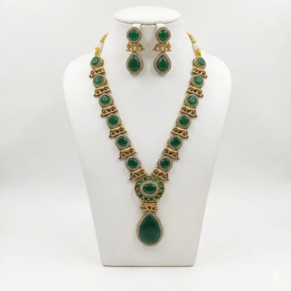 Green Necklace Set | Radiant Jewels Store
