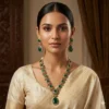 Green Necklace Set RJS | Radiant Jewels Store
