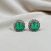 Green-Stud-Earrings RJS | Radiant Jewels Store