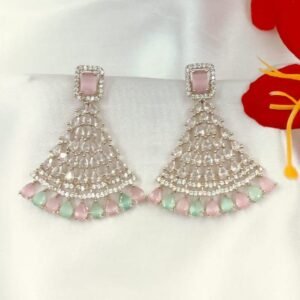 CZ Chandelier Earrings | www.radiantjewels.store