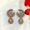 Copper Finish CZ Earrings | www.radiantjewels.store