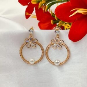Floral Hoop Earrings | www.radiantjewels.store
