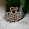 Heart Shape Rhinestone Hair Clip