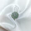 Elegant Mint Green Floral CZ Ring | www.radiantjewels.store