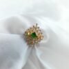 Gold-Toned Crystal Accent Ring – www.radiantjewels.store