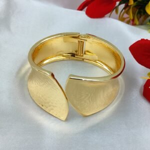 Textured Gold Cuff Bracelet | www.radiantjewels.store