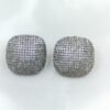 Luxury Pave Cushion Studs | www.radiantjewels.store