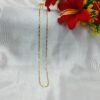 Elegant Gold Plated Slim Chain | www.radiantjewels.store