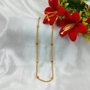 Golden Loop Sleek Chain | Elegant Gold-Plated Daily Chain | www.radiantjewels.store