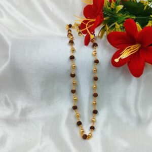 Rudraksha Gold Plated Mala from www.radiantjewels.store