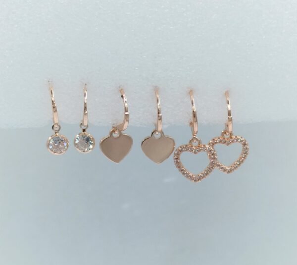Rose Gold-Toned Hoop Earring Set | www.radiantjewels.store