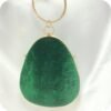 Velvet Gold Beaded Ring-Handle Clutch | www.radiantjewels.store