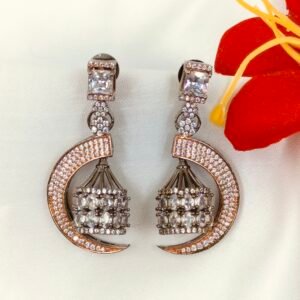 Rose Gold CZ Earrings | www.radiantjewels.store