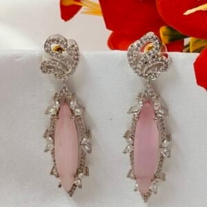Blush Pink CZ Drop Earrings | www.radiantjewels.store