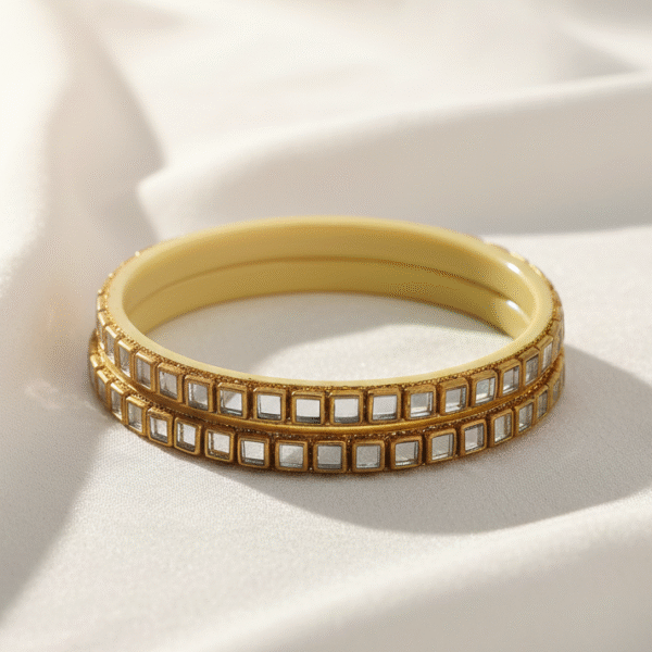 Kundan Bangle Set | Radiant Jewels Store