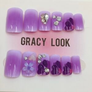 Lavender Press-On Nails | www.radiantjewels.store
