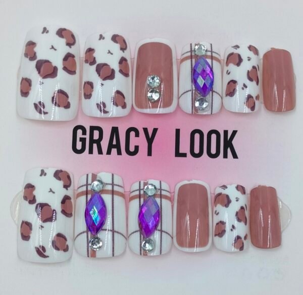 Leopard Print Press-On Nails | Radiant Jewels Store