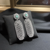 Mint Green CZ Earrings RJS| Radiant Jewels Store
