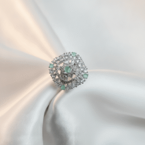 Mint Green CZ Ring | Radiant Jewels Store