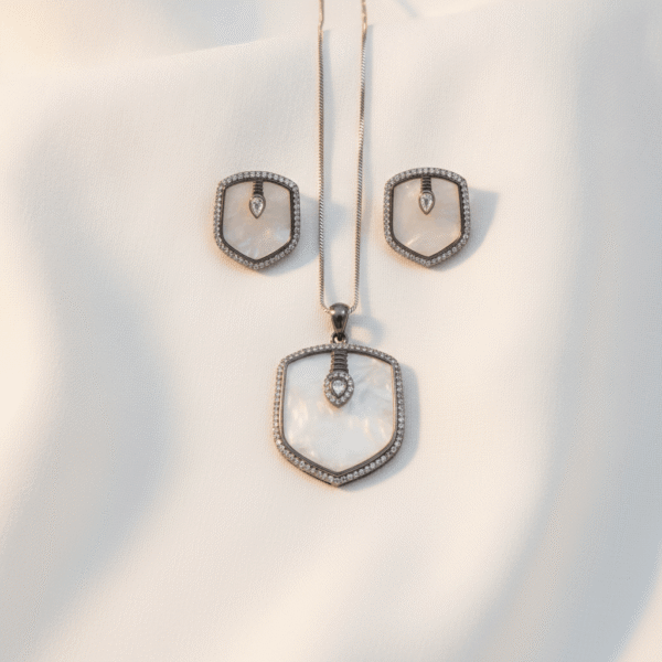 Mother of Pearl Pendant Set | Radiant Jewels Store