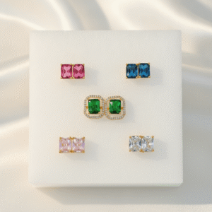 Multi-Stone Changeable Studs | Radiant Jewels Store