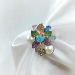 Multi Stone Cocktail Ring| Radiant Jewels Store