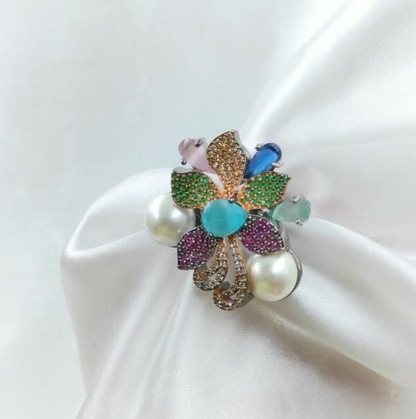 Multi Stone Cocktail Ring| Radiant Jewels Store