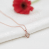 Open Heart Pendant Necklace | Radiant Jewels Store