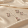 Pink Crystal Pendant Set | Radiant Jewels Store